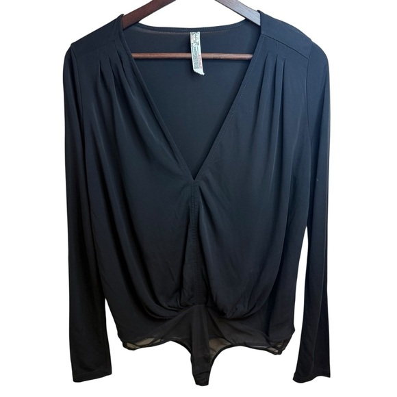 Intimately by Free People | Black V-Neck Bodysuit | Sz S - Picture 2 of 8